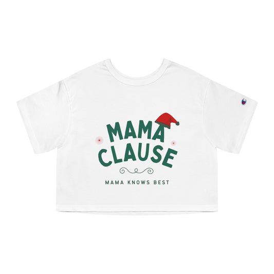 Mamá Clause Cropped T-Shirt